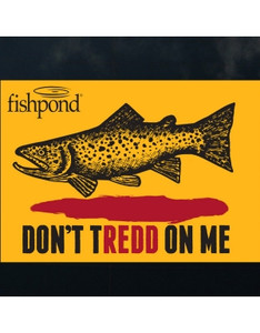 Fishpond Don't Tredd Sticker in One Color
